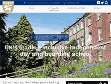 Tablet Screenshot of fulneckschool.co.uk